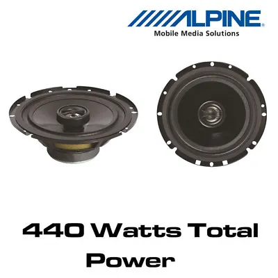 £33.99 • Buy Audi TT 2007> Alpine SXV-1725E-6.5  17cm 2-Way Coaxial Speakers